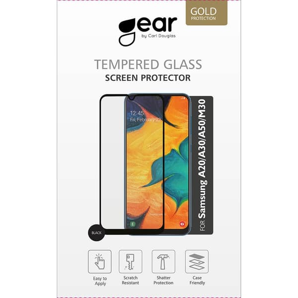 GEAR Panssarilasi 2,5D Samsung A50 / A30 / A20