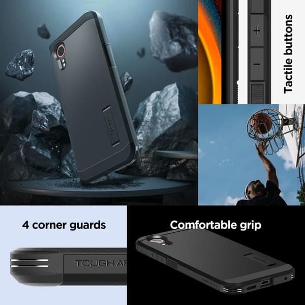 Spigen Galaxy XCover 7 Mobilskal Tough Armor - Svart