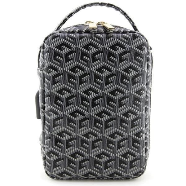 Guess Organizerväska GCube Stripe - Svart