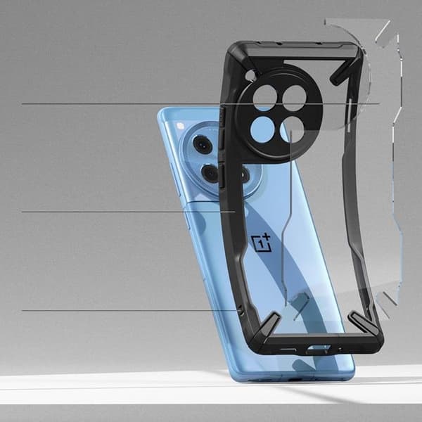Ringke OnePlus 12R Mobilskal Fusion X - Svart