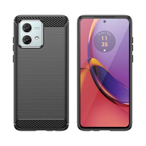 Motorola Moto G84 Mobilskal Carbon - Svart