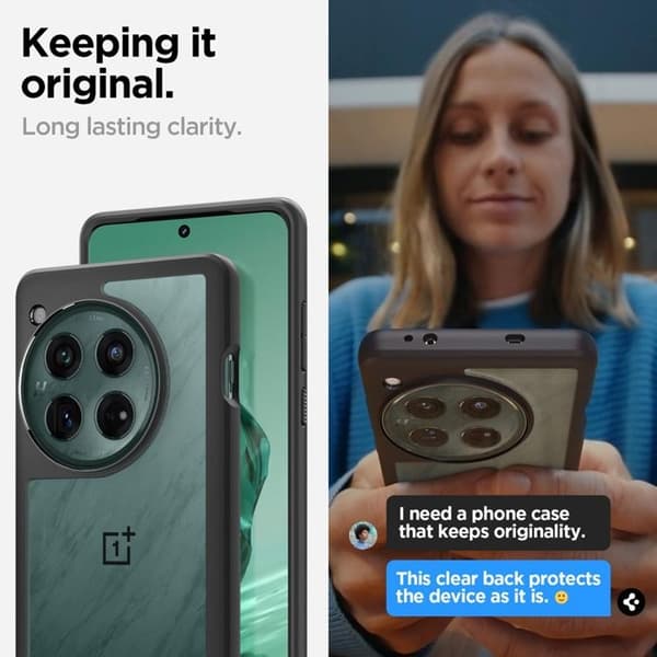 Spigen OnePlus 12 5G Mobilskal Ultra Hybrid - Svart