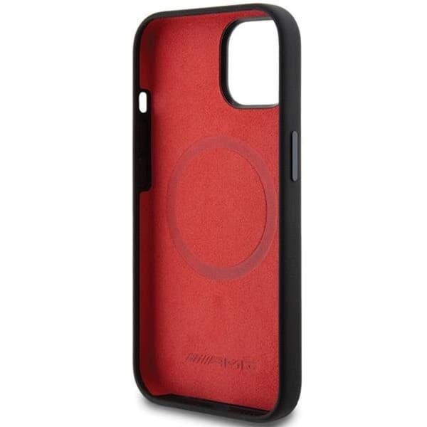 AMG iPhone 15/14 Plus Mobilskal MagSafe Silikon Large Rhombuses