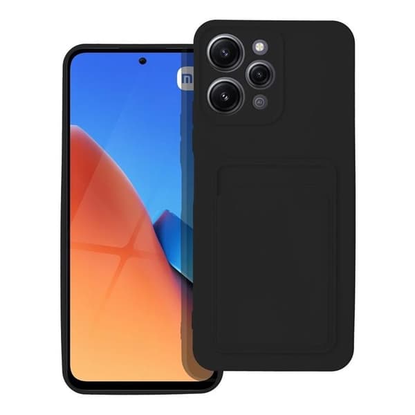 Xiaomi Redmi 12 Korthållare Mobilskal - Svart