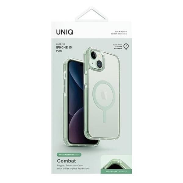 UNIQ iPhone 15/14/13 Mobilskal Magsafe Combat - Grön