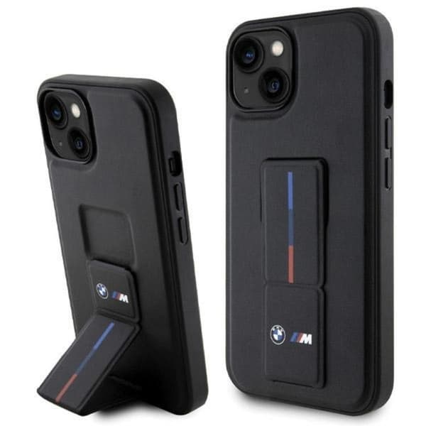 BMW iPhone 15/14/13 Mobilskal Grip Hot Stamp - Svart