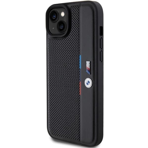 BMW iPhone 15/14/13 Mobilskal Perforated Tricolor Line