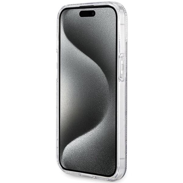 Guess iPhone 15/14/13 Mobilskal Magsafe IML GCube - Svart