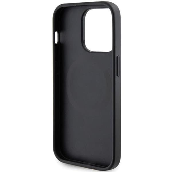 Guess iPhone 11/XR Mobilskal Magsafe Saffiano - Svart