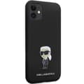 Miniatyrbild 4 av 8: KARL LAGERFELD iPhone 11/XR Mobilskal Silikon Ikonik Metal Pin