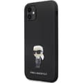 Miniatyrbild 2 av 8: KARL LAGERFELD iPhone 11/XR Mobilskal Silikon Ikonik Metal Pin