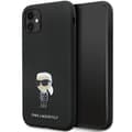 Miniatyrbild 1 av 8: KARL LAGERFELD iPhone 11/XR Mobilskal Silikon Ikonik Metal Pin