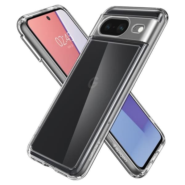 Spigen Google Pixel 8 Mobilskal Ultra Hybird - Crystal Clear