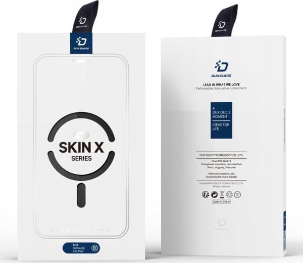 Dux Ducis Skin X Pro deksel til Samsung S24 med magnetring og klaff - sorter