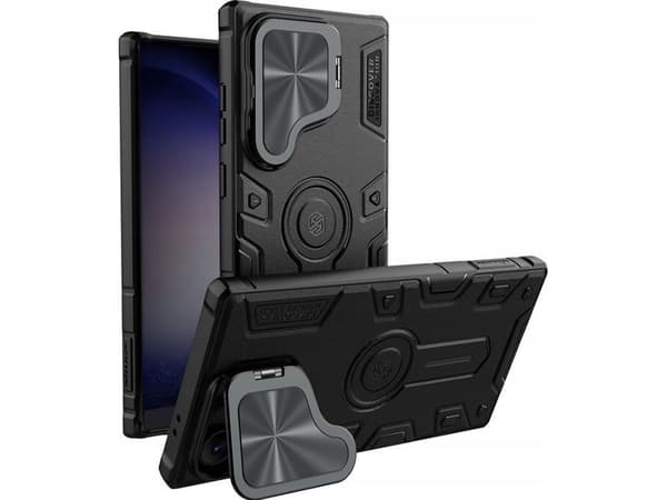 Veske Nillkin CamShield Armor Prop Veske til Samsung Galaxy S24 Ultra - svart