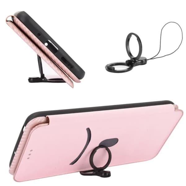 Google Pixel 8A Plånboksfodral Ställ - Rosa