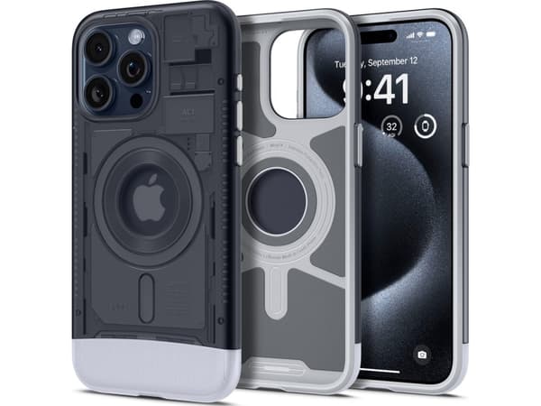 Spigen ACS06607, Etui, Apple, iPhone 15 Pro Max, 17 cm (6.7"), Grafitt