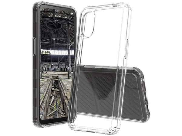 JT BERLIN Pankow Clear, Omslag, Apple, Galaxy Xcover7, 16,8 cm (6.6"), Transparent