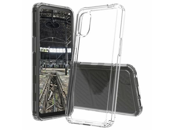 JT BERLIN Pankow Clear, Omslag, Apple, Galaxy Xcover7, 16,8 cm (6.6"), Transparent