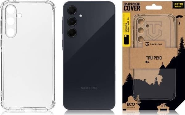 Tactical TPU Plyo Cover for Samsung Galaxy A35 5G Transparent