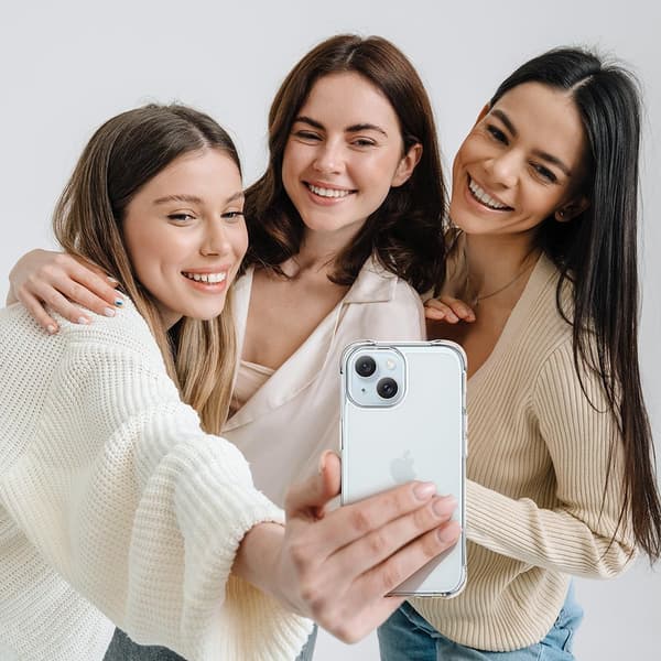 IPhone 15 - Smart Skyddsskal i silikon