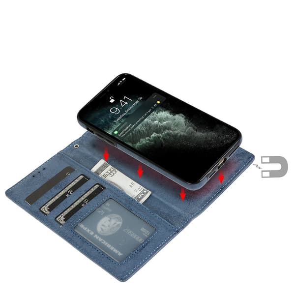 iPhone 13 Pro - Praktiskt Stilsäkert Plånboksfodral