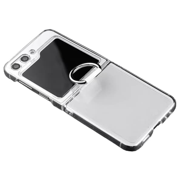 Samsung Galaxy Z Flip 5 - Skyddande Skal med Ringhållare