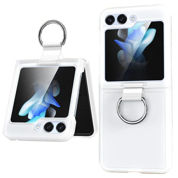 Samsung Galaxy Z Flip 5 - Skyddande Skal med Ringhållare