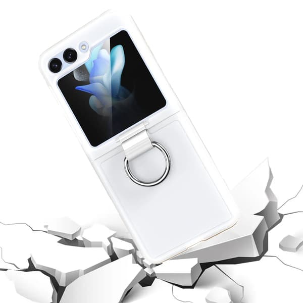 Samsung Galaxy Z Flip 5 - Skyddande Skal med Ringhållare
