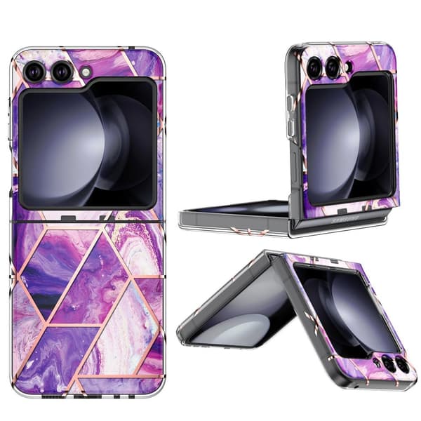 Samsung Galaxy Z Flip 5 - Exklusivt Stötdämpande sKAL Lila Purple