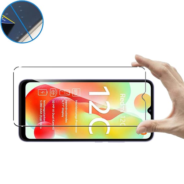 1 Set Xiaomi Redmi 12C Skärmskydd Standard HD 0,3mm