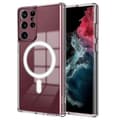 Miniatyrbild 1 av 11: Magnetiskt trådlöst laddningsskal i PC-material för Galaxy S21 ultra