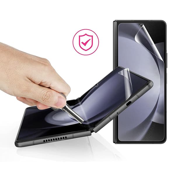 Samsung Galaxy Z Fold 5 - 1 Set Hydrogel Skärmskydd Huvudskärm+Baksida