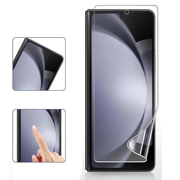 Samsung Galaxy Z Fold 5 - 1 Set Hydrogel Skärmskydd Huvudskärm+Baksida