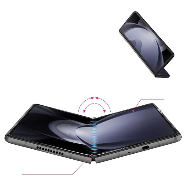 Samsung Galaxy Z Fold 5 - 1 Set Hydrogel Skärmskydd Huvudskärm+Baksida
