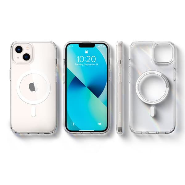 Magnetiskt skyddsskal med trådlös laddning för iPhone 13 mini