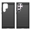 Miniatyrbilde 2 av 5: Samsung Galaxy S24 Ultra Karbonfiber Teksturdeksel - Svart