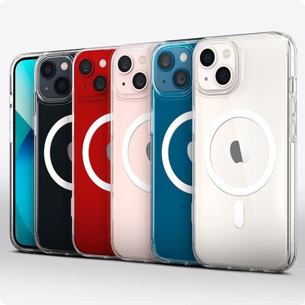 Magnetiskt skyddsskal med trådlös laddning för iPhone 13 mini