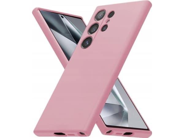 Veske Crong Farget deksel Samsung Galaxy S24 Ultra rosa