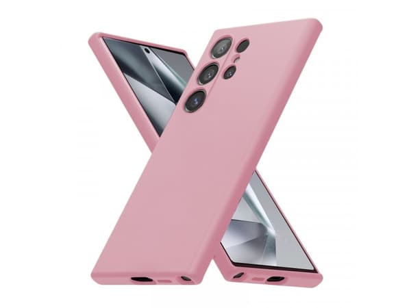 Veske Crong Farget deksel Samsung Galaxy S24 Ultra rosa