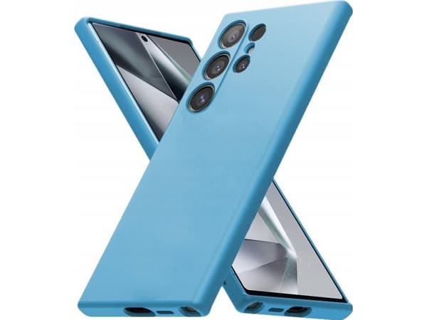 Crong fargedeksel til Samsung Galaxy S24 Ultra Blue deksel
