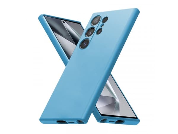 Crong fargedeksel til Samsung Galaxy S24 Ultra Blue deksel