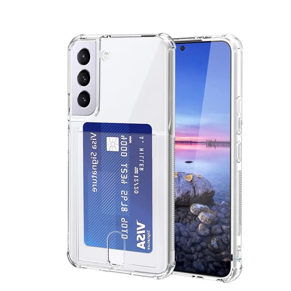 Samsung Galaxy S24 - Stötdämpande Skal med Korthållare
