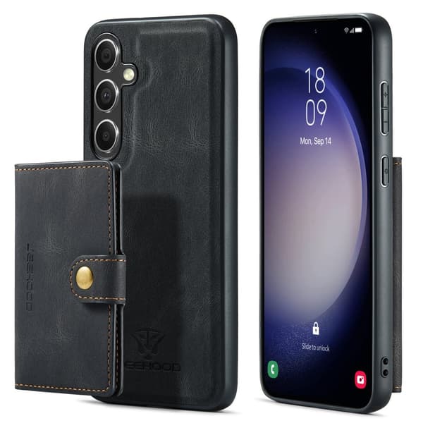 Samsung Galaxy S23FE- Trendigt Plånboksfodral med Magnetisk Hållare