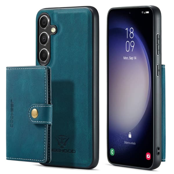Samsung Galaxy S23FE- Trendigt Plånboksfodral med Magnetisk Hållare