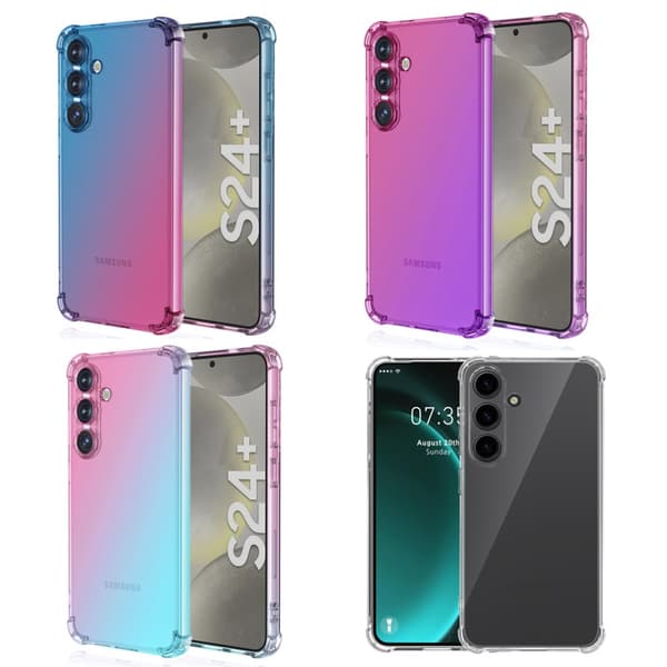 S24 Plus - Gradient luftkudd-TPU-fodral