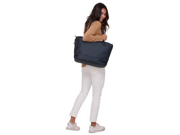 Thule Subterra 2 TST402 Dark Slate, Unisex, Toteväska, Dragkedja, Bakficka, Visitkort, Mobiltelefonficka, Dokumentficka, Nyckelficka, Ficka för surfp