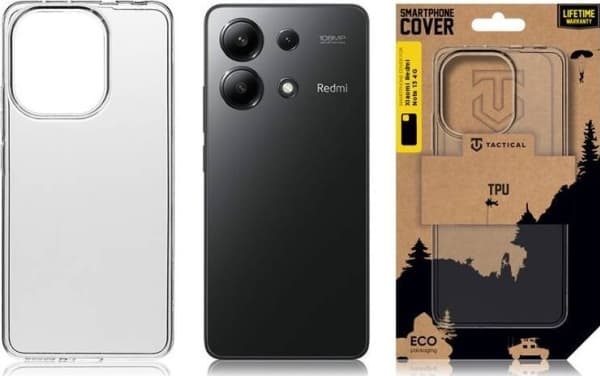 Tactical Tactical TPU Cover for Xiaomi Redmi Note 13 4G Transparent standard