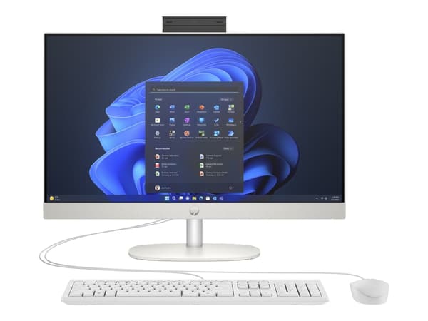 HP ProOne 240 G10 - Allt-i-ett Core i5 1335U / upp till 4.6 GHz - RAM 8 GB - SSD 256 GB - NVMe - Intel Iris Xe-grafik - Gigabit Ethernet, Bluetooth 5