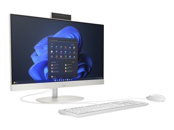 HP ProOne 240 G10 - Allt-i-ett Core i5 1335U / upp till 4.6 GHz - RAM 8 GB - SSD 256 GB - NVMe - Intel Iris Xe-grafik - Gigabit Ethernet, Bluetooth 5